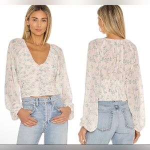 Free People Final Rose blouse sz xs